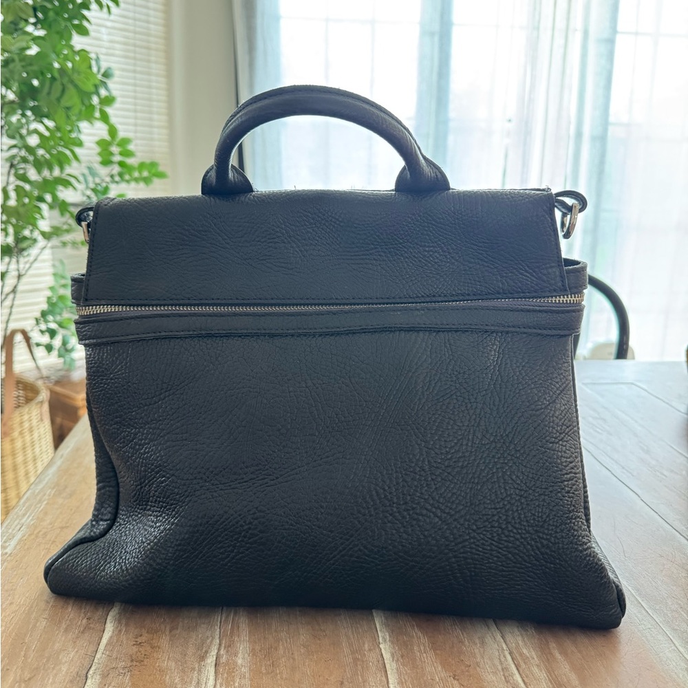 Maria Castelli pebbled leather handbag